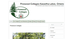 Desktop Screenshot of pinewoodcottages.ca